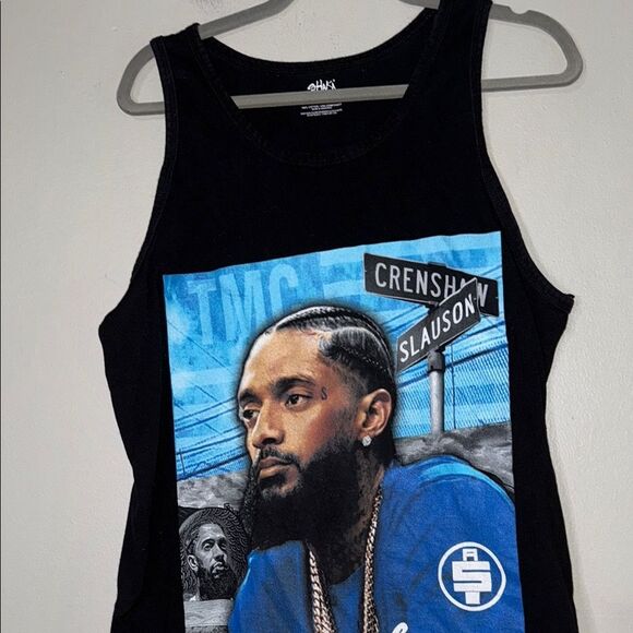 Shaka Wear NIPSEY HUSSLE T-shirt Crenshaw Slauson Hip Hop Rap Tank Top - Picture 6 of 10